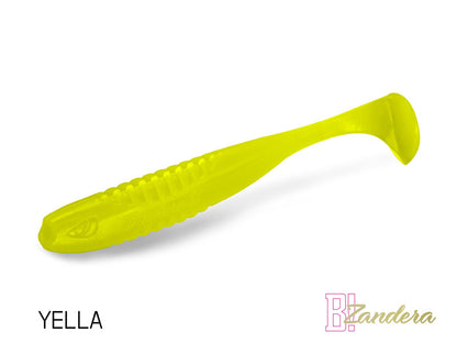 Silikona māneklis Delphin ZANDERA UVs | 15cm Yella