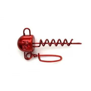 Skrūves Fanatik Lead and Screw with Carabiner | 2 Cilpas | Sarkans | 2 gab.