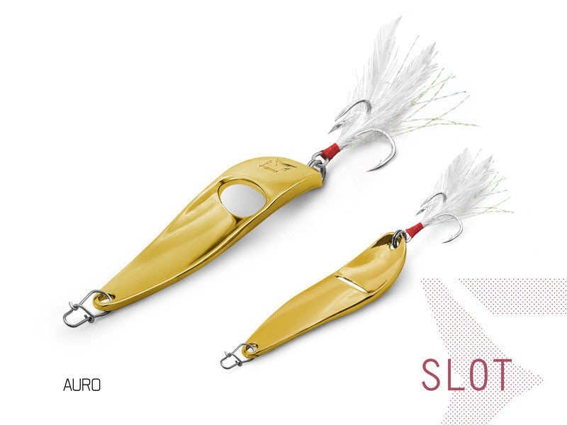 Šūpiņš Delphin SLOT 15g #4 Auro
