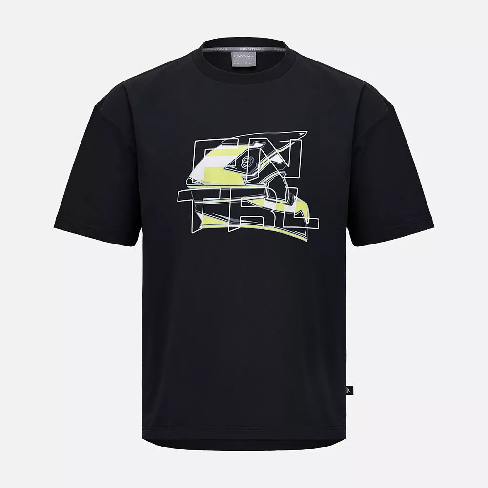 T-Krekls Finntrail Hemlet 6730 Black