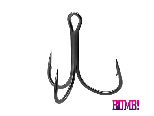 Trīsžubura āķi Delphin Triple hook BOMB! GripHook TRIPLE | 6pcs