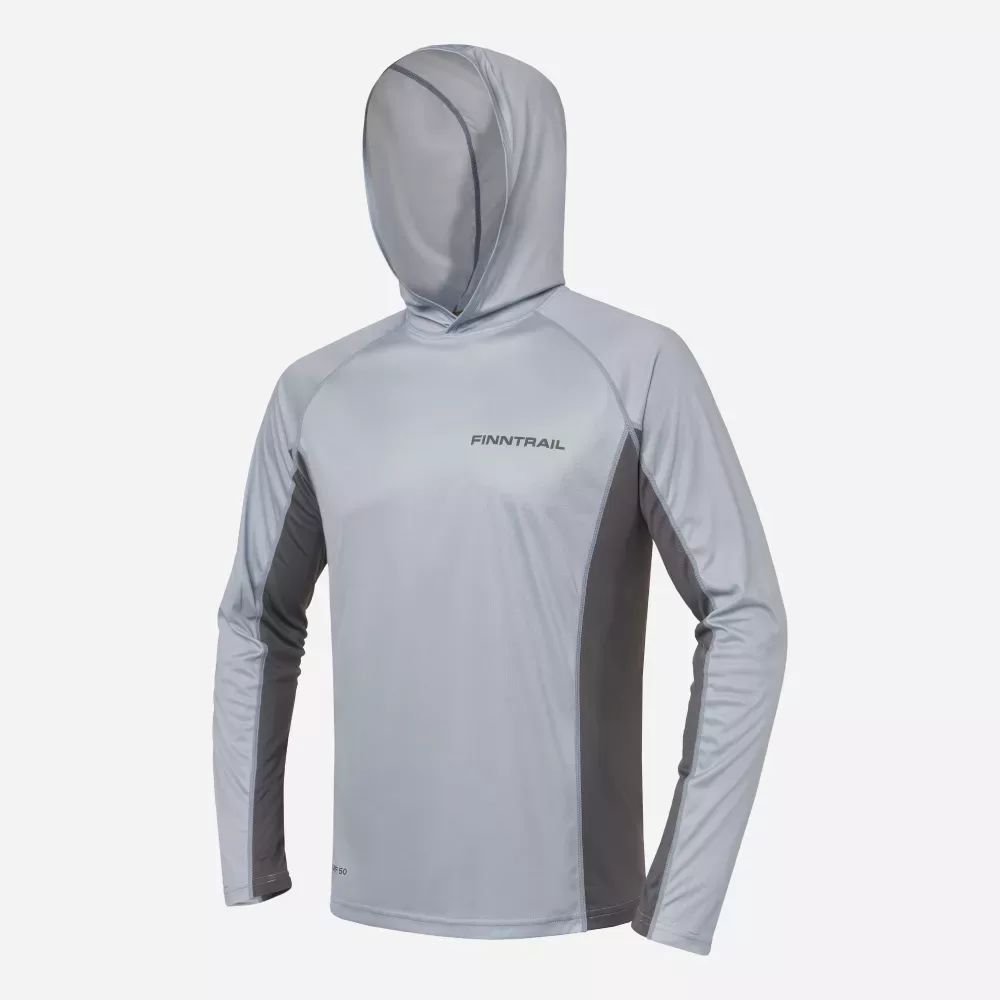 UPF 50 Krekls FINNTRAIL WAVE BIG LOGO 6614 GREY