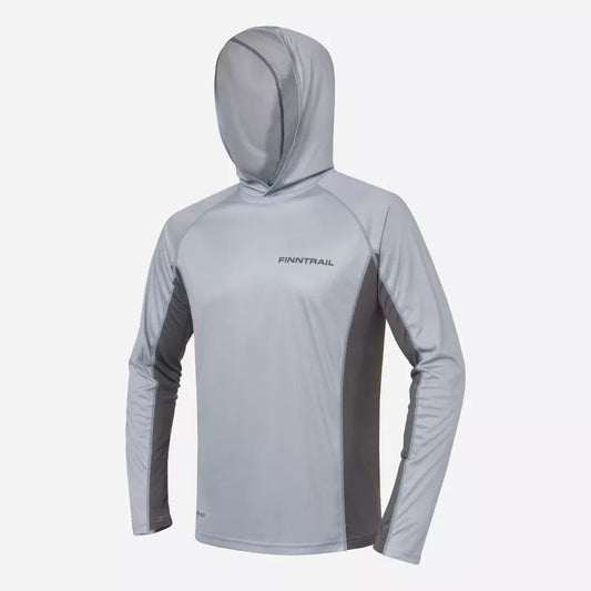 UPF 50 Krekls FINNTRAIL WAVE BIG LOGO 6614 GREY