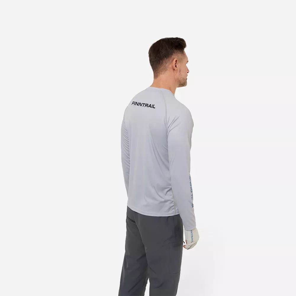 UPF 50 Krekls FINNTRAIL WAVE FISH GREY 6611