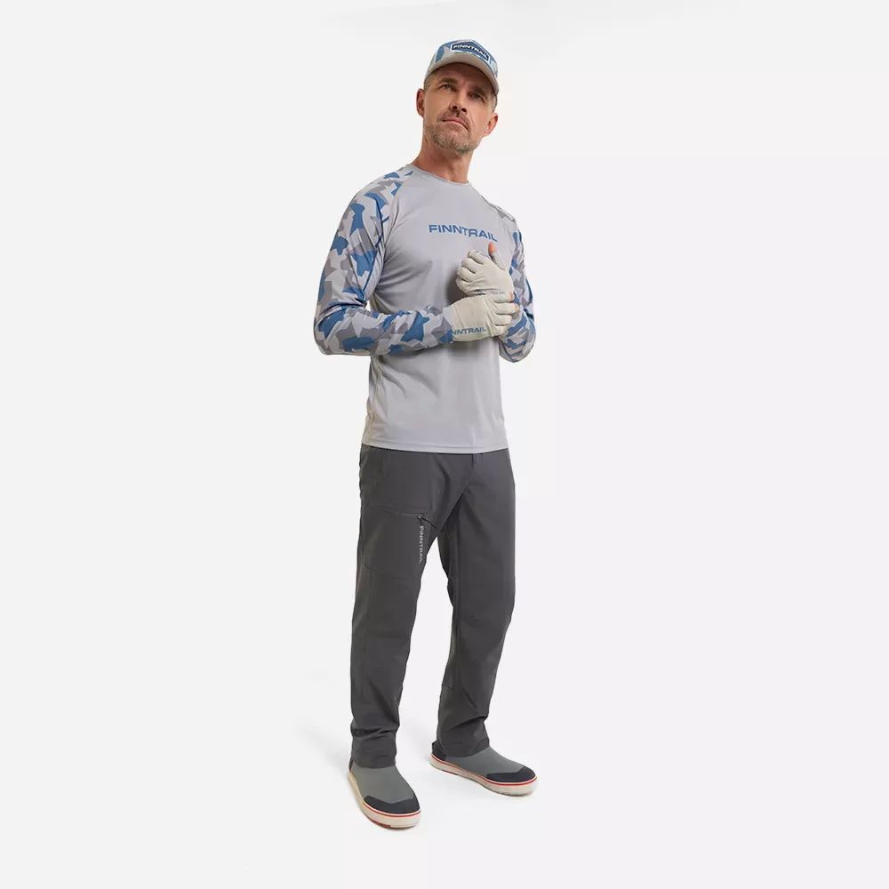 UPF 50 Krekls FINNTRAIL WAVE GREY 6612
