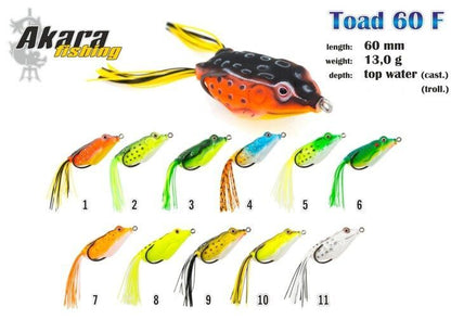 Varde Akara TOAD I 60 F (13 gr. , 60mm)