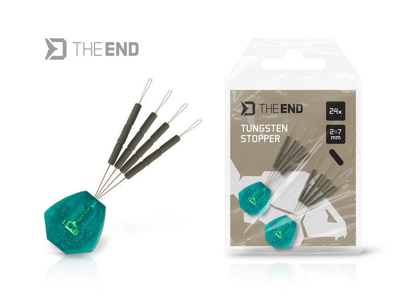 Voflrama stoperi  Delphin TheEND Tungsten stopper  / 24 pcs