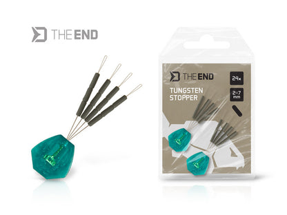 Voflrama stoperi  Delphin TheEND Tungsten stopper  / 24 pcs