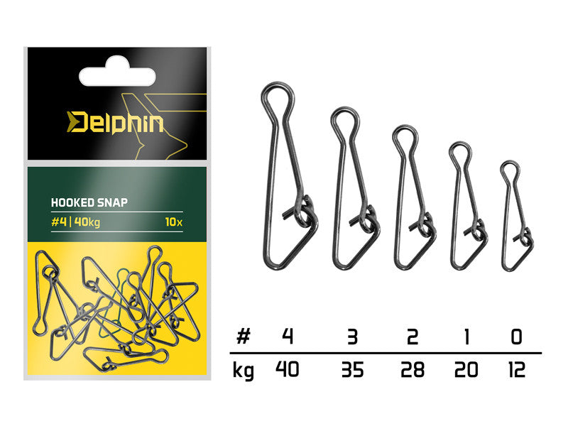 Sakabe Delphin Hooked snap / 10 pcs