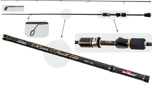 Akara Spinings SURF MASTER «RIVER TROUT Lite TX-30» 2X (1,80 m, 75 g, tests: 0,2-4 g) Produkts