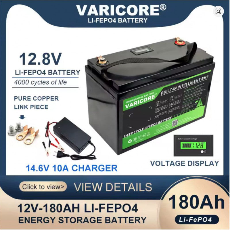 Akumuliatorius VariCore 12V 180Ah LiFePO4