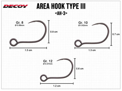 Āķi Decoy Area Hook Type III AH-3