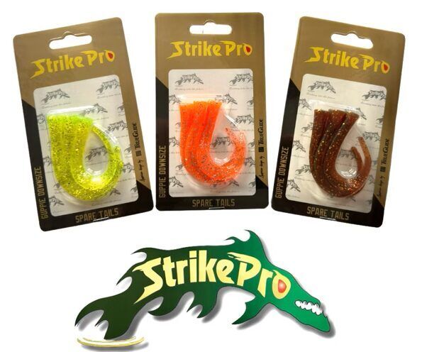 Astes Strike Pro Guppie Tail Jr, 3 curly / 1 paddle