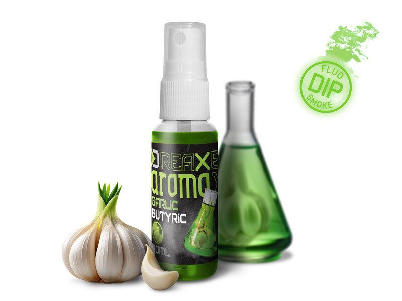Atraktants Dip spray Delphin AromaX / Garlic-butyric