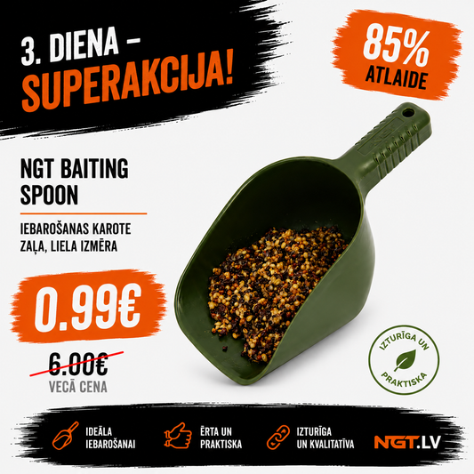 Karote NGT Baiting spoon L - Barības maisīšanai