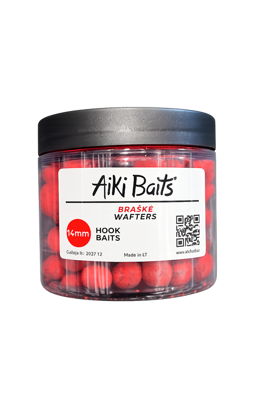 Vafteri Aiki Baits Strawberry ( Braske ) wafter 14mm
