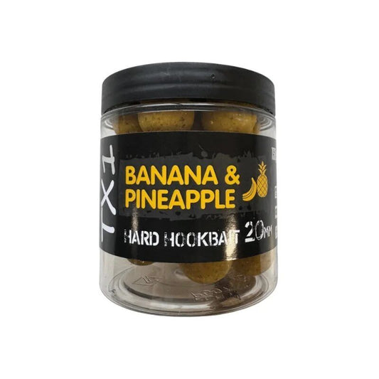 Baltyminiai kukuliai Shimano Bait TX1 Hard Hookbait Banana&Pineapple / Bananas ir ananasas - 150g
