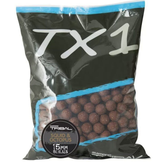 Boilas Shimano TX1 Boilie Squid & Octopus / Astoņkājis Kalmārs 1kg