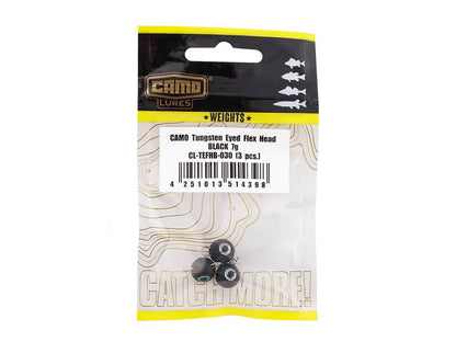 Volframa Čeburaška CAMO Tungsten Eyed Flex Head - BLACK