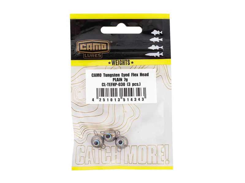 Volframa Čeburaška CAMO Tungsten Eyed Flex Head - PLAIN