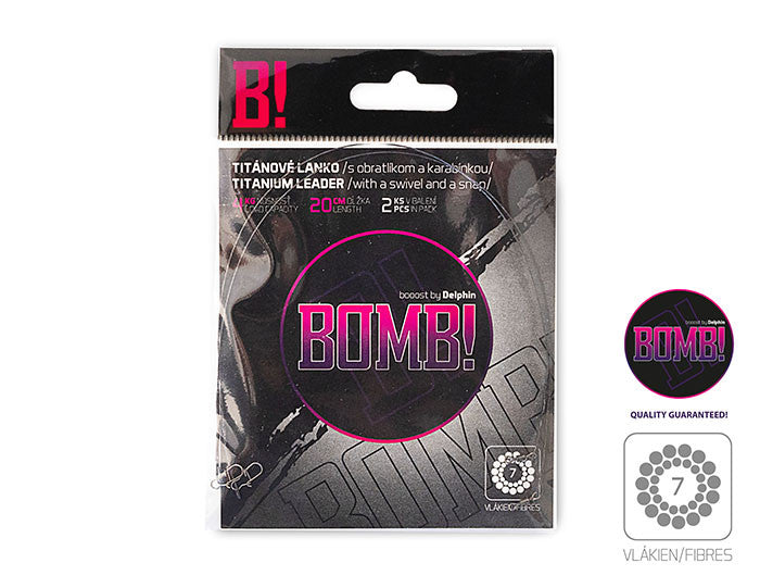 Pavadiņa Delphin Titanium wire BOMB!