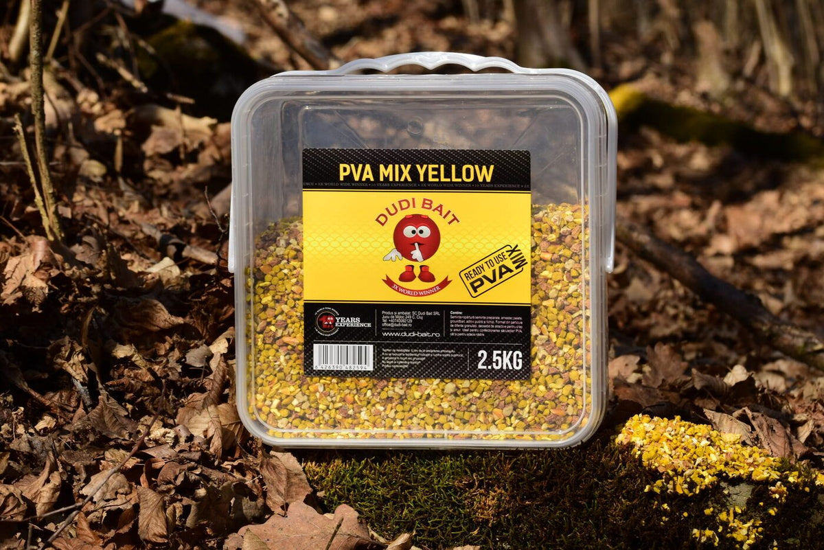 Dudi Baits Barība Dudi Bait PVA Mix "Yellow Tiger" 2.5 kg Produkts