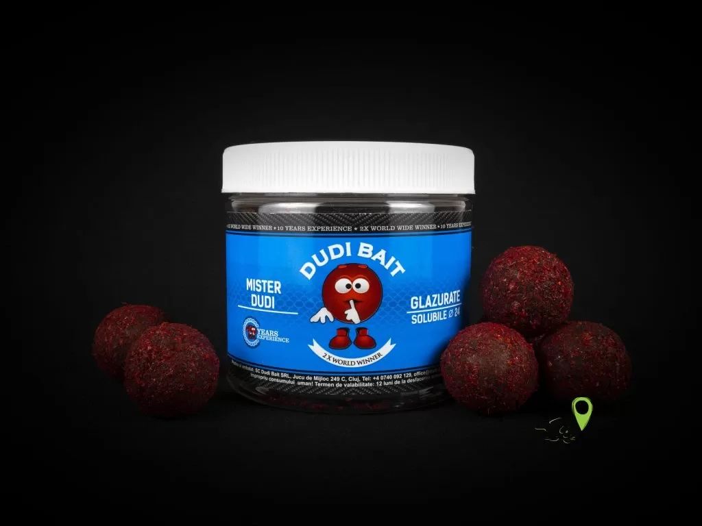 Dudi Baits Boilas Dudi Bait "Mister Dudi" Glazurate Solubile Produkts