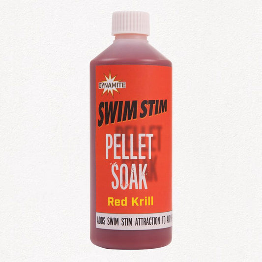 Dynamite Baits Dynamite Swim Stim Pellet Soak – Red Krill 500ml Produkts