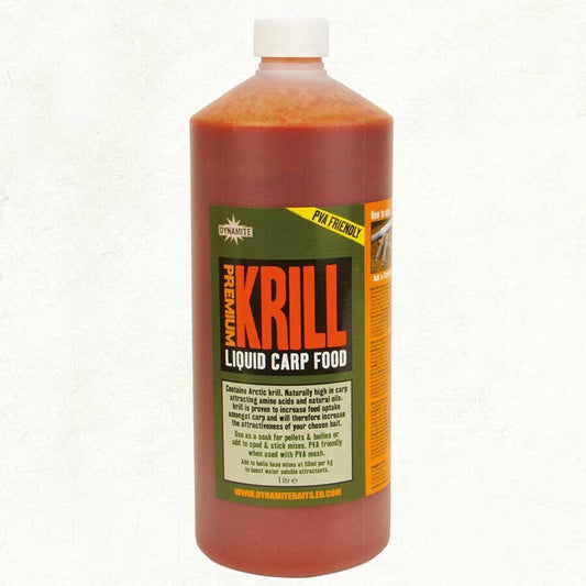 Dynamite Baits Likvīds Dynamite Premium Krill Liquid Carp Food Produkts
