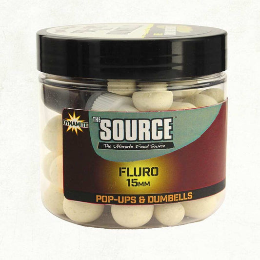 Dynamite Baits Pop Up Dynamite The Source Fluro Pop Ups and dumbells Produkts