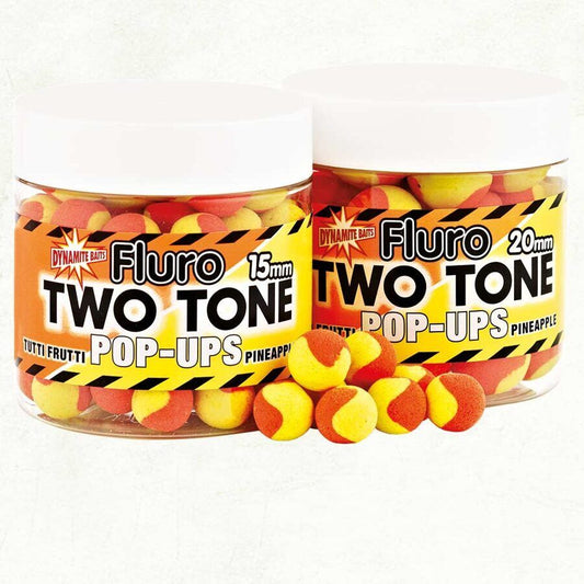 Dynamite Baits Pop Up Dynamite Two Tone Fluro's Tutti Frutti & Pineapple Produkts