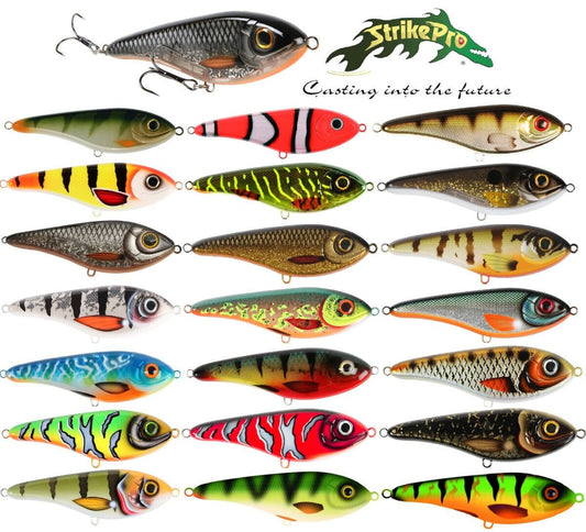 Džerks Strike Pro Buster V, suspender, 8,5cm, 18g