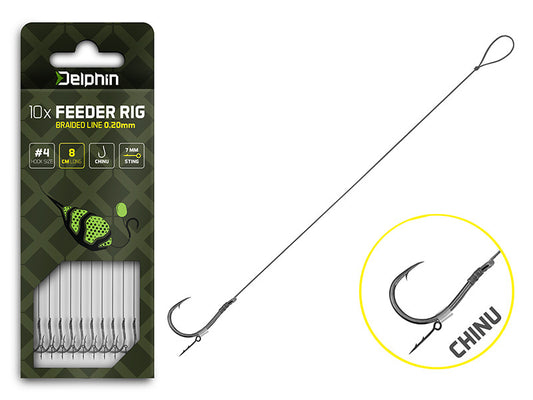 Delphin Braided Sting Leaders - Chinu / 10pcs