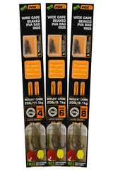 Gatavās pavadiņas FOX EDGES WIDE GAPE BEAKED PVA BAG RIGS