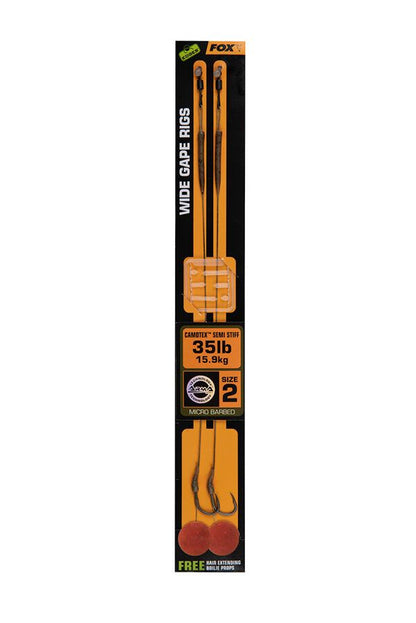 Gatavās pavadiņas FOX WIDE GAPE RIGS