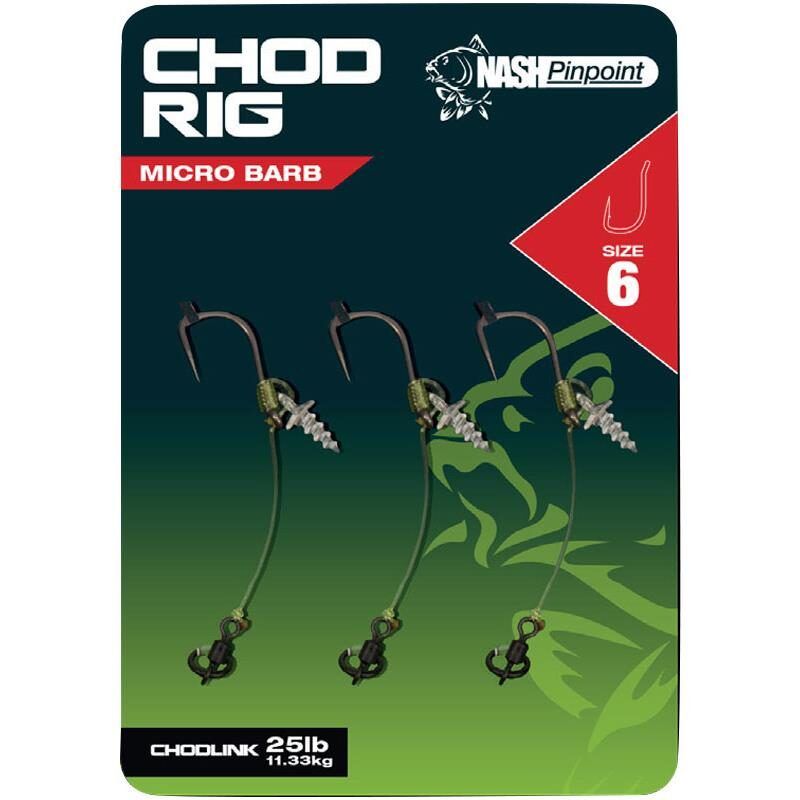 Paruošti pavadėliai NASH Chod Rig