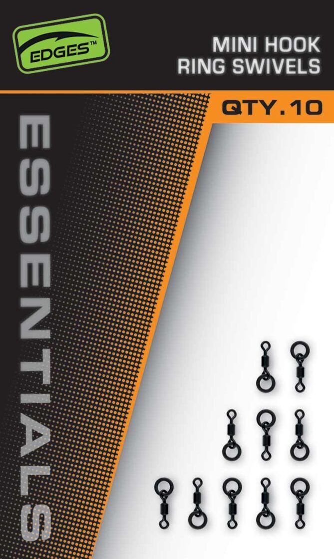 Griezuļi FOX EDGES™ ESSENTIALS MINI HOOK RING SWIVELS