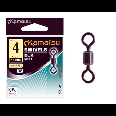 Griezuļi Kamatsu Rolling Swivel K-241 10 gab.