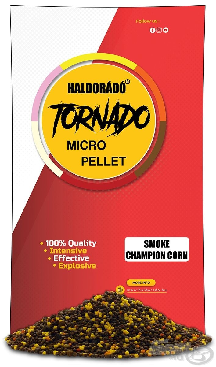 Peletes Haldorado Tornado Smoke Micro Pellet 400g