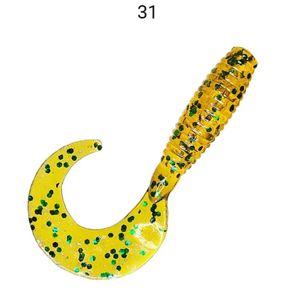 Silikona Māneklis Crazy Fish Angri Spin 1.8". 45 mm