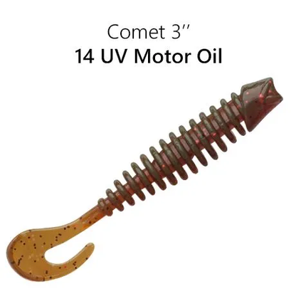 Silikona māneklis Crazy Fish COMET 3''