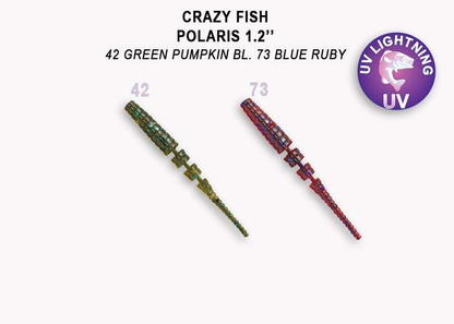 Silikona mānekļi Crazy Fish Polaris 1.2"