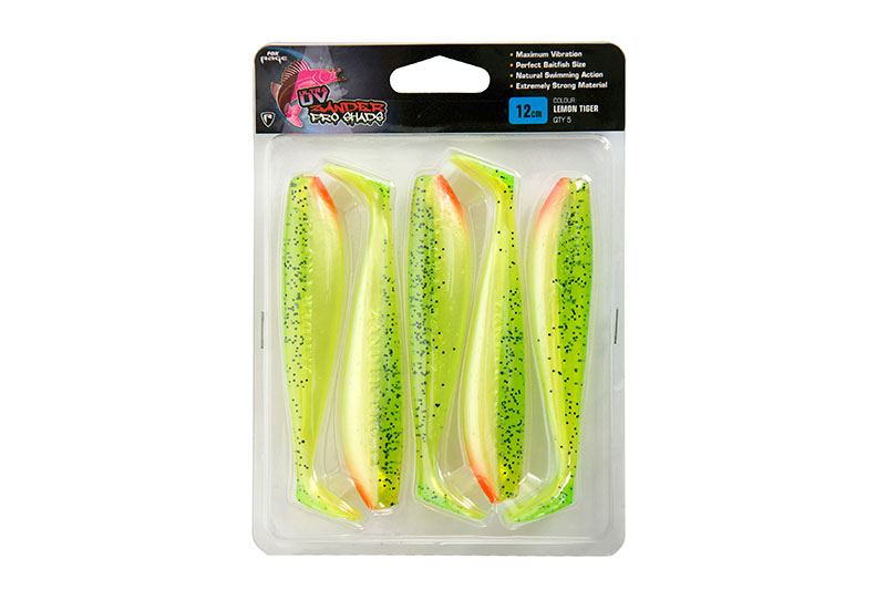 Silikona Mānekļi Fox Rage Ultra UV Zander Pro Shad Single Color Pack 7.5 cm