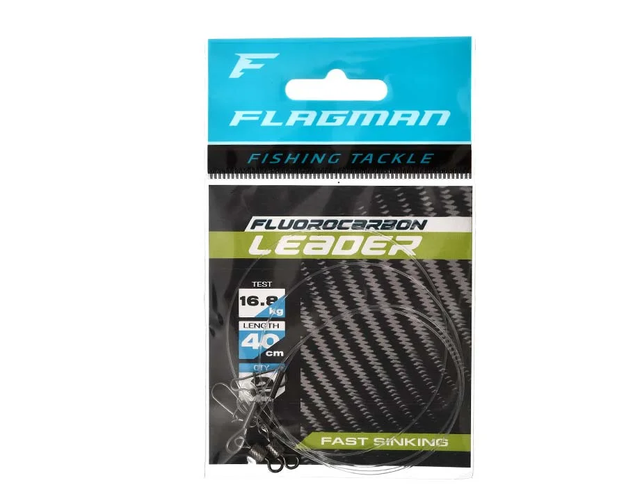 Pavadas Flagman Fluorocarbon Leader 25cm 8,5kg