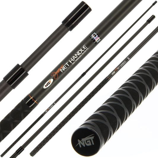 KARBONA Uztveramā Tīkla Kāts NGT Specimen Dynamic Screw-Fix Net Handle | 2 m izvelkams!