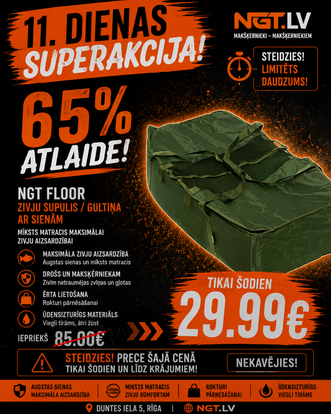 Fish "Cradle" NGT Floor cradle