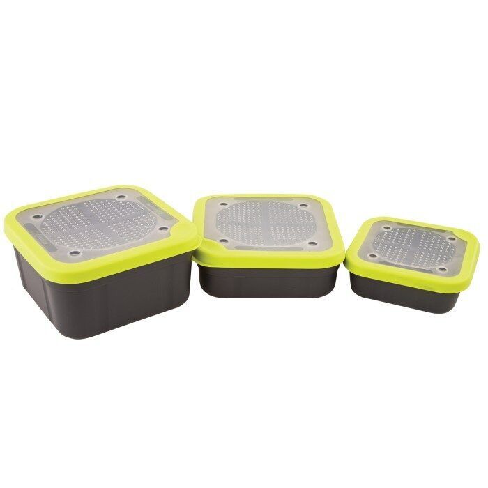 Dėžutės Matrix Bait Boxes Grey/Lime