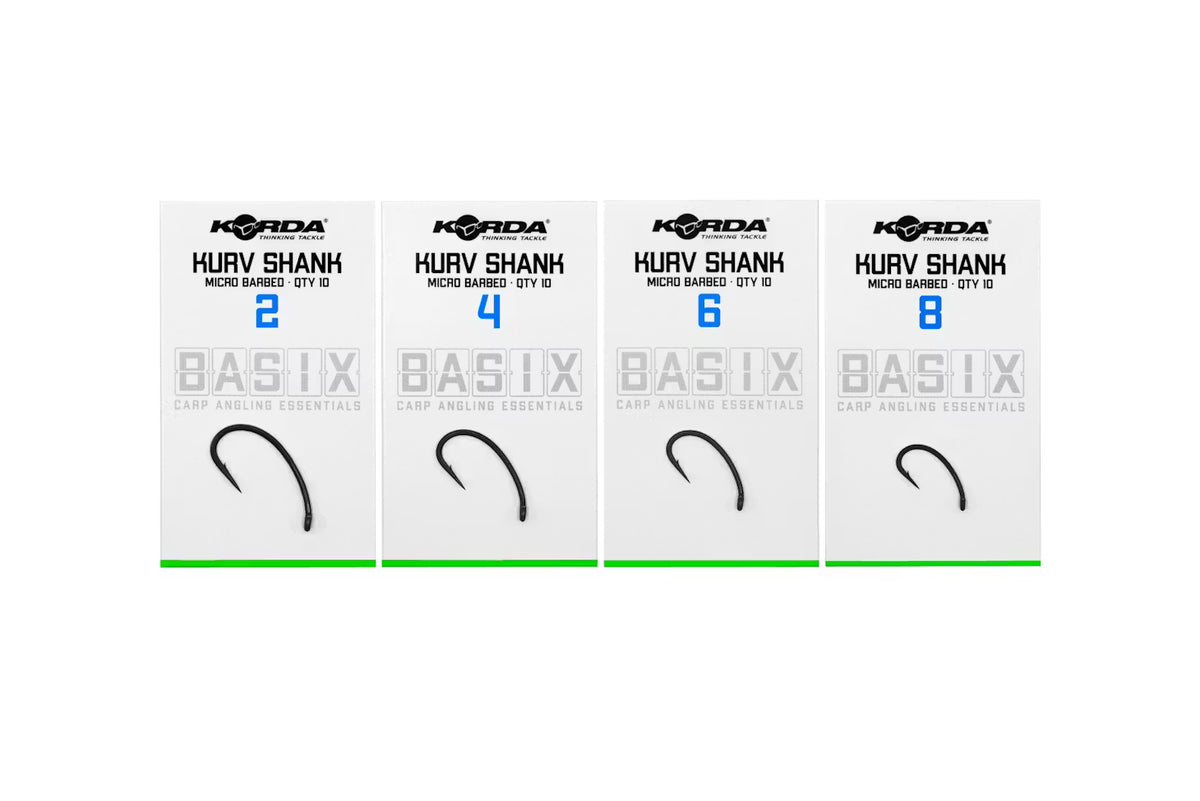 Kabliukai Korda Basix Kurv shank