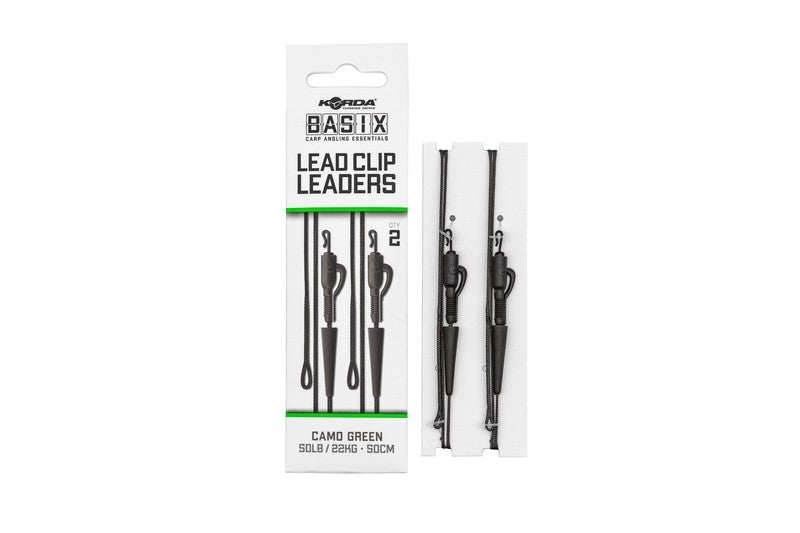 Korda Leadcore Korda Basix Lead Clip Leaders Produkts