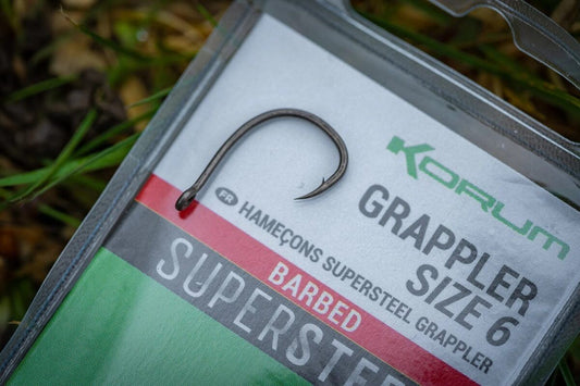KORUM SUPERSTEEL GRAPPLER HOOKS, Hooks - various sizes